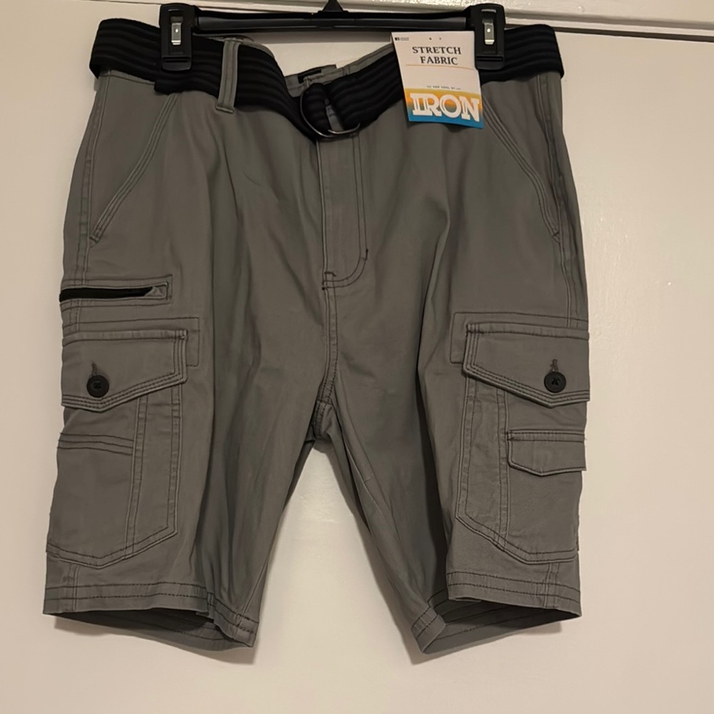 IRON Gray Men's Cargo Shorts